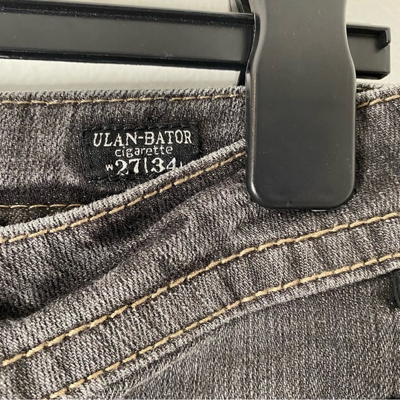 MEK Denim Ulan-Bator Cigarette Leg Grey Black Jeans - Picture 5 of 11